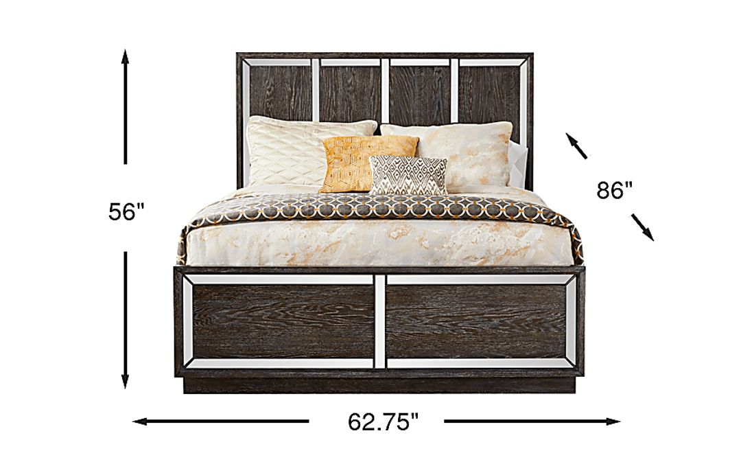 Savoy Creek Ash Gray 3 Pc Queen Panel Bed