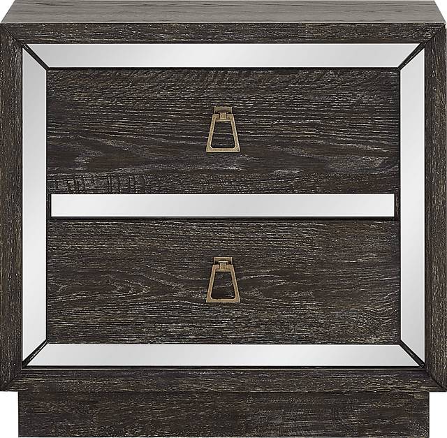 Savoy Creek Ash Gray 7 Pc King Panel Bedroom - Thumbnail - Image 10