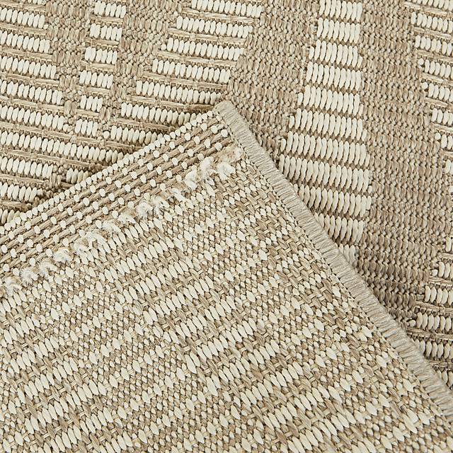 Sawtelle Taupe 7'10 X 10' Indoor/Outdoor Rug - Thumbnail - Image 2