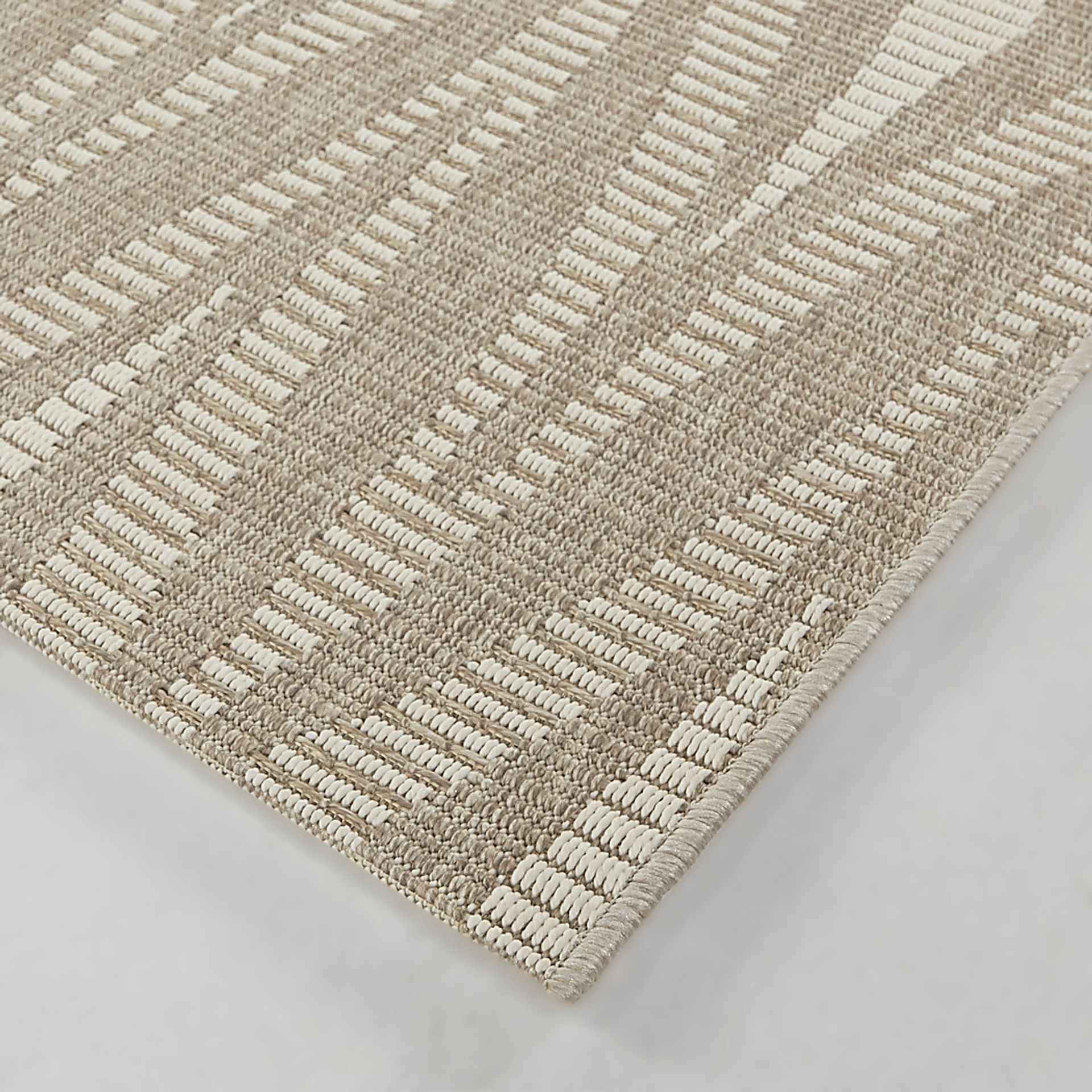 Sawtelle Taupe 7'10 X 10' Indoor/Outdoor Rug - Image 3