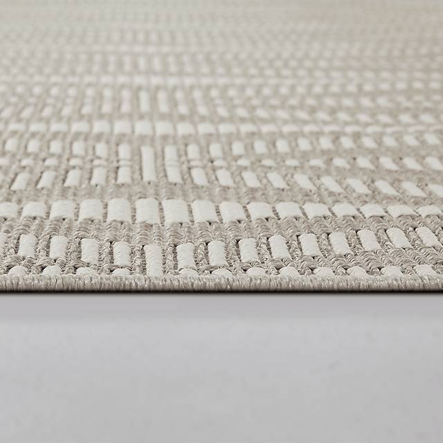 Sawtelle Taupe 7'10 X 10' Indoor/Outdoor Rug - Thumbnail - Image 4