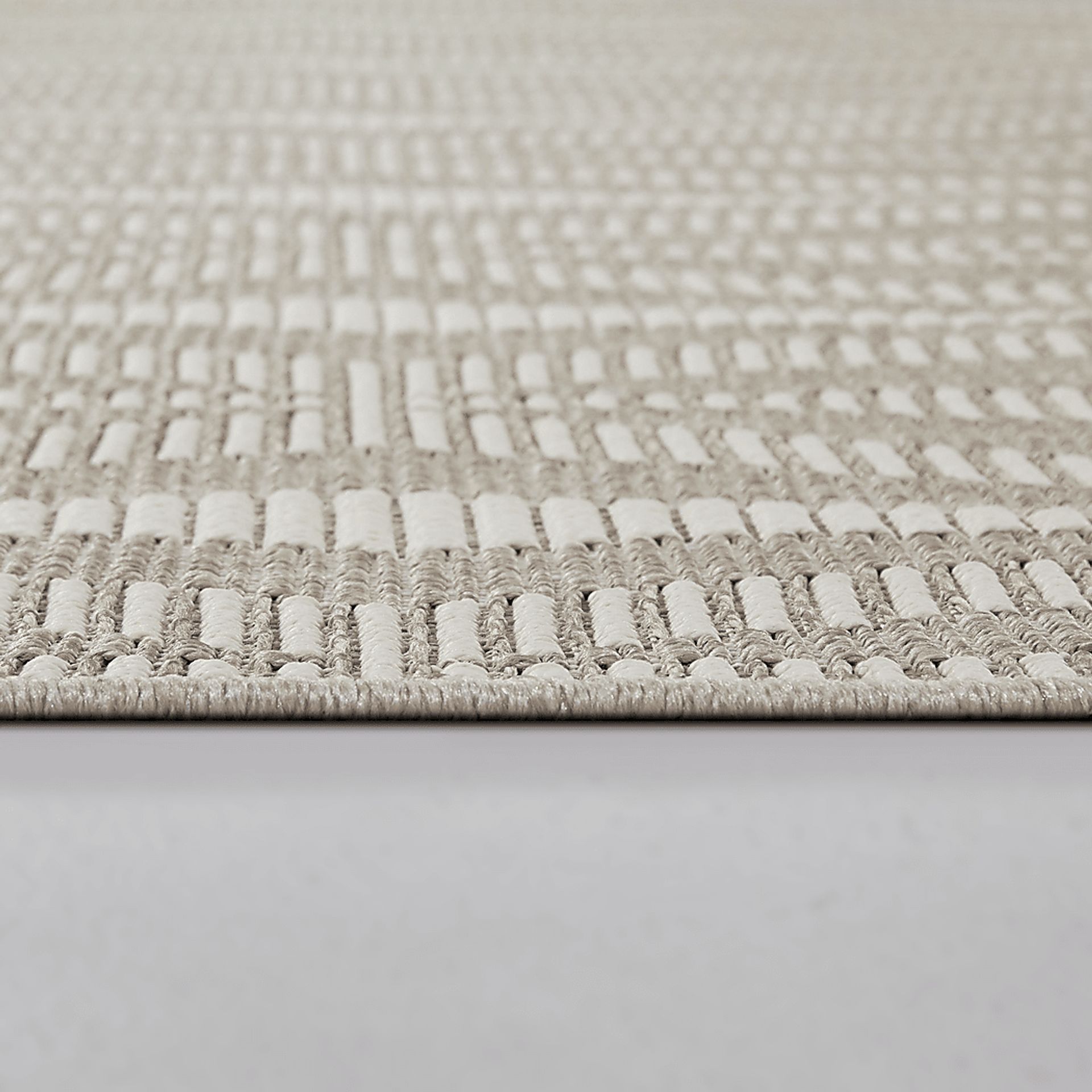 Sawtelle Taupe 7'10 X 10' Indoor/Outdoor Rug - Image 4