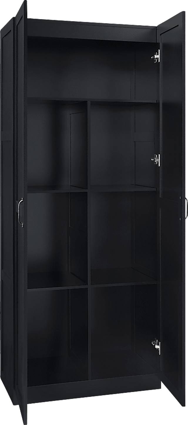 Sawwares I Black Storage Cabinet - Thumbnail - Image 8