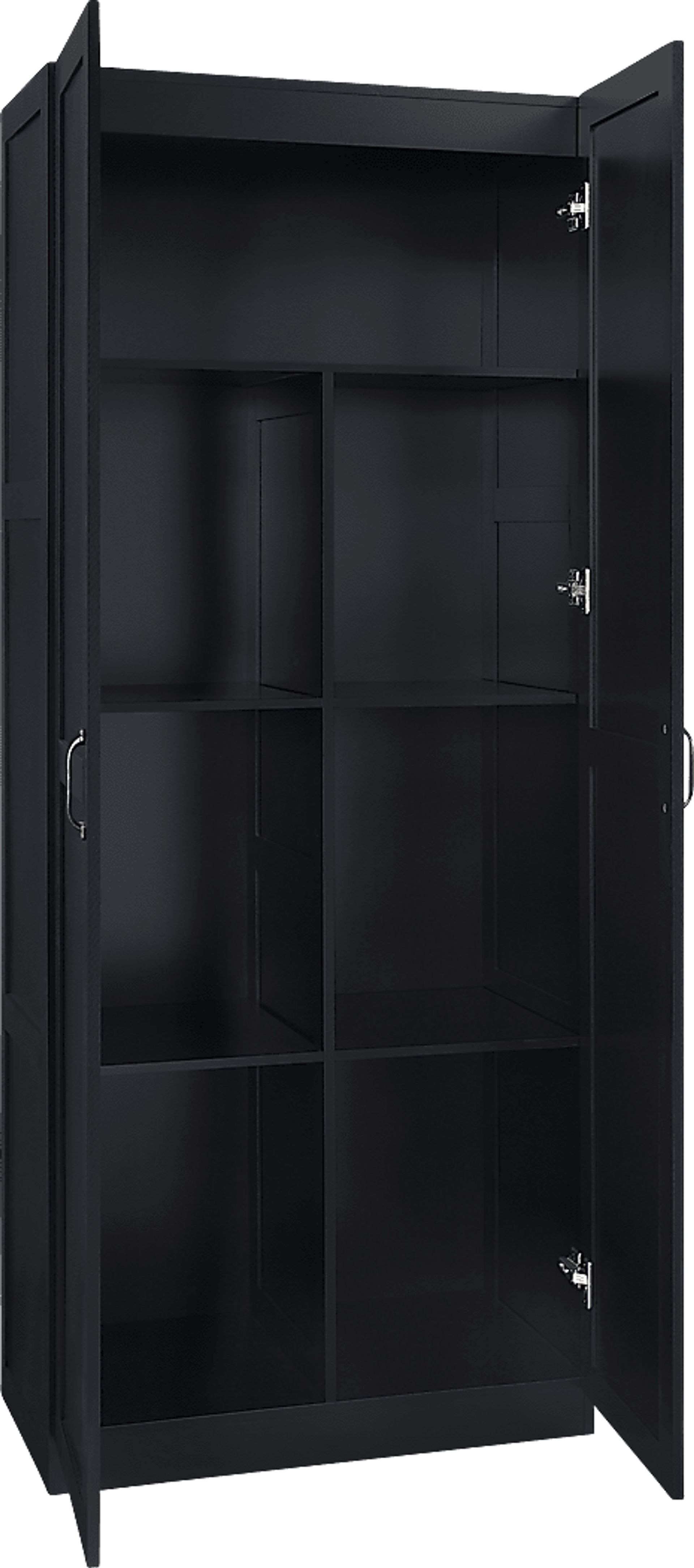 Sawwares I Black Storage Cabinet - Image 8