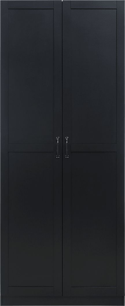 Sawwares I Black Storage Cabinet