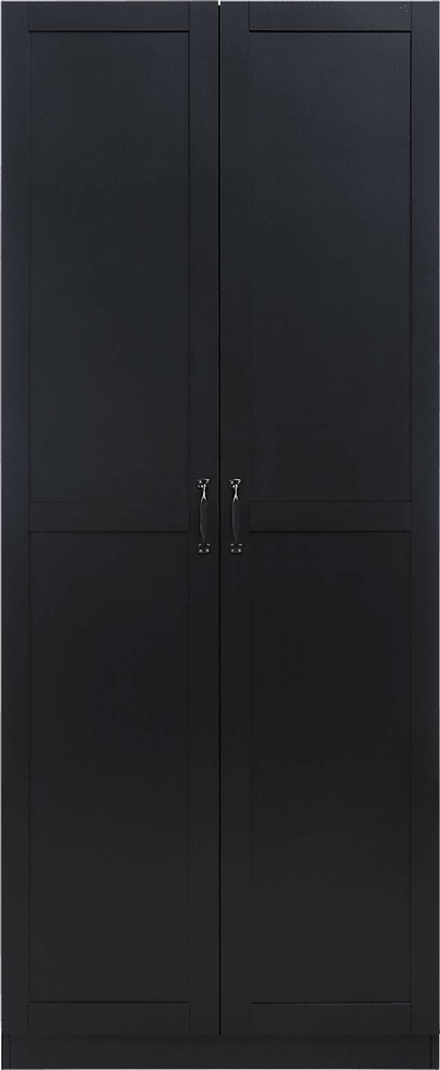 Sawwares I Black Storage Cabinet - Thumbnail - Image 1