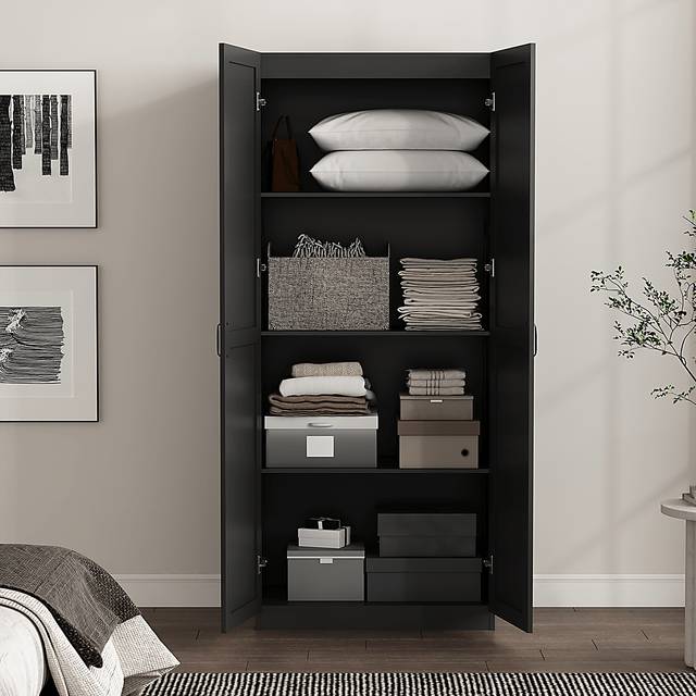 Sawwares II Black Storage Cabinet - Thumbnail - Image 3