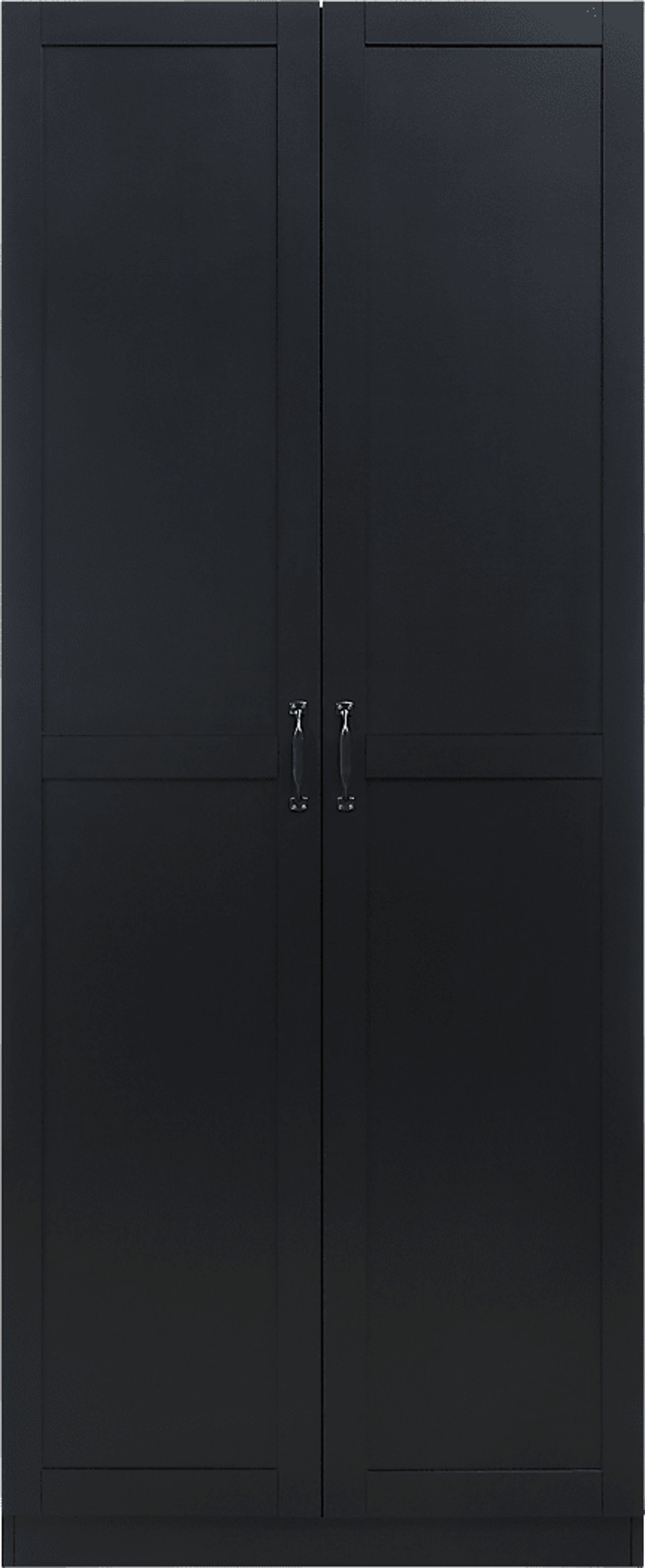 Sawwares II Black Storage Cabinet - Image 1