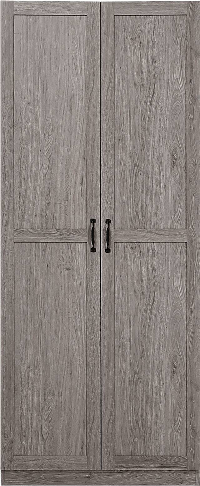 Sawwares II Gray Storage Cabinet - Thumbnail - Image 1