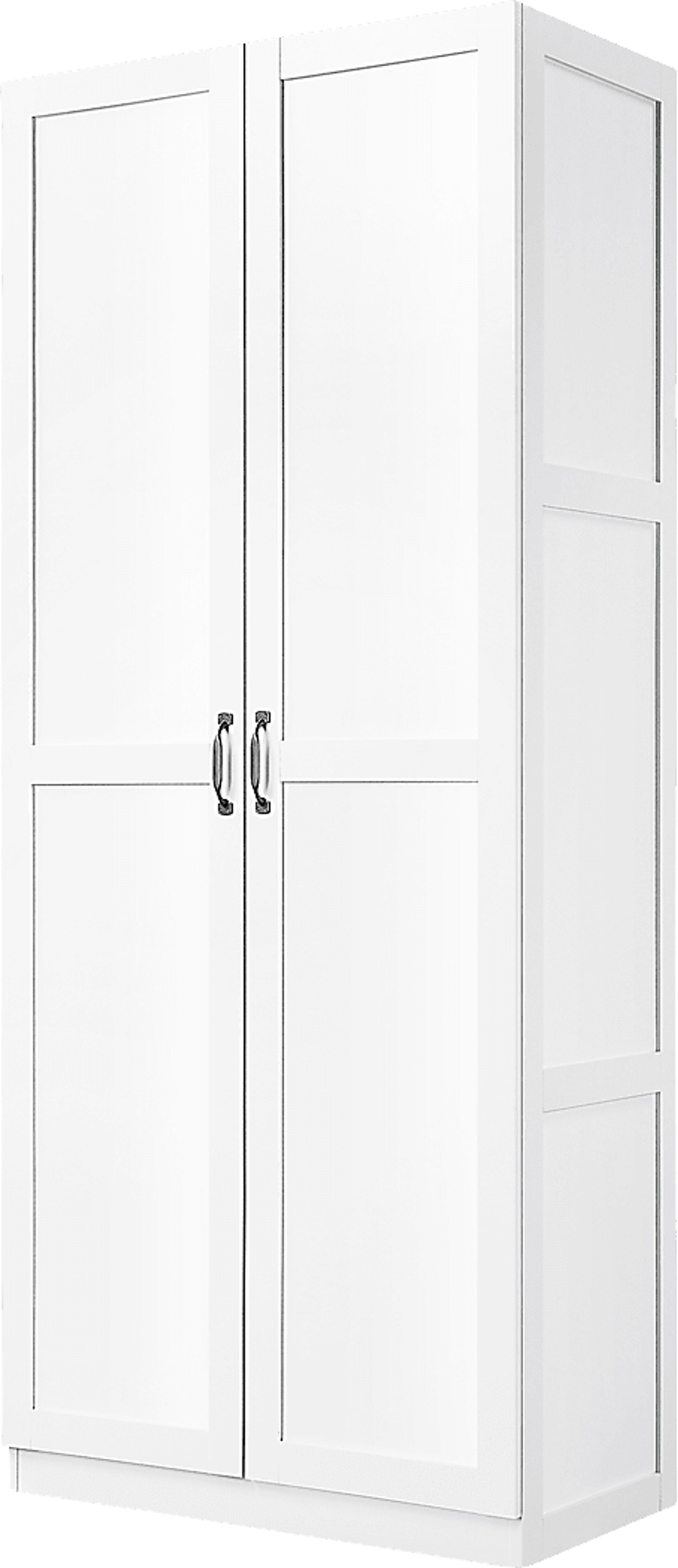 Sawwares II White Storage Cabinet - Image 6