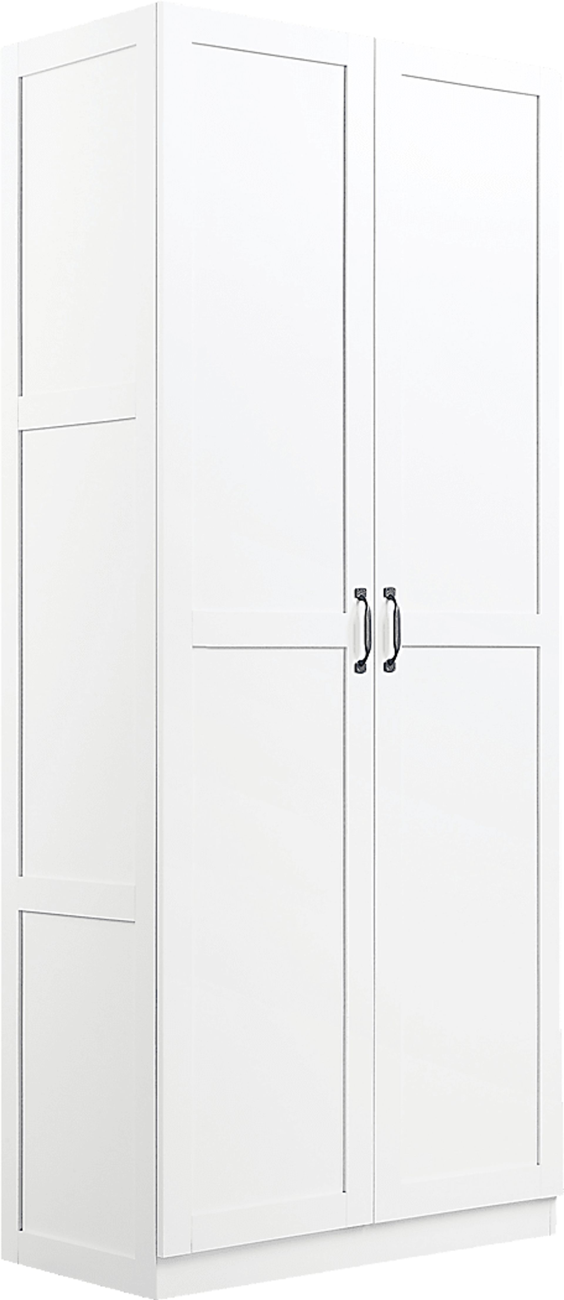 Sawwares II White Storage Cabinet - Image 10