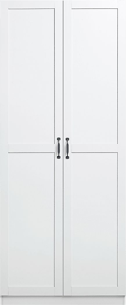 Sawwares II White Storage Cabinet