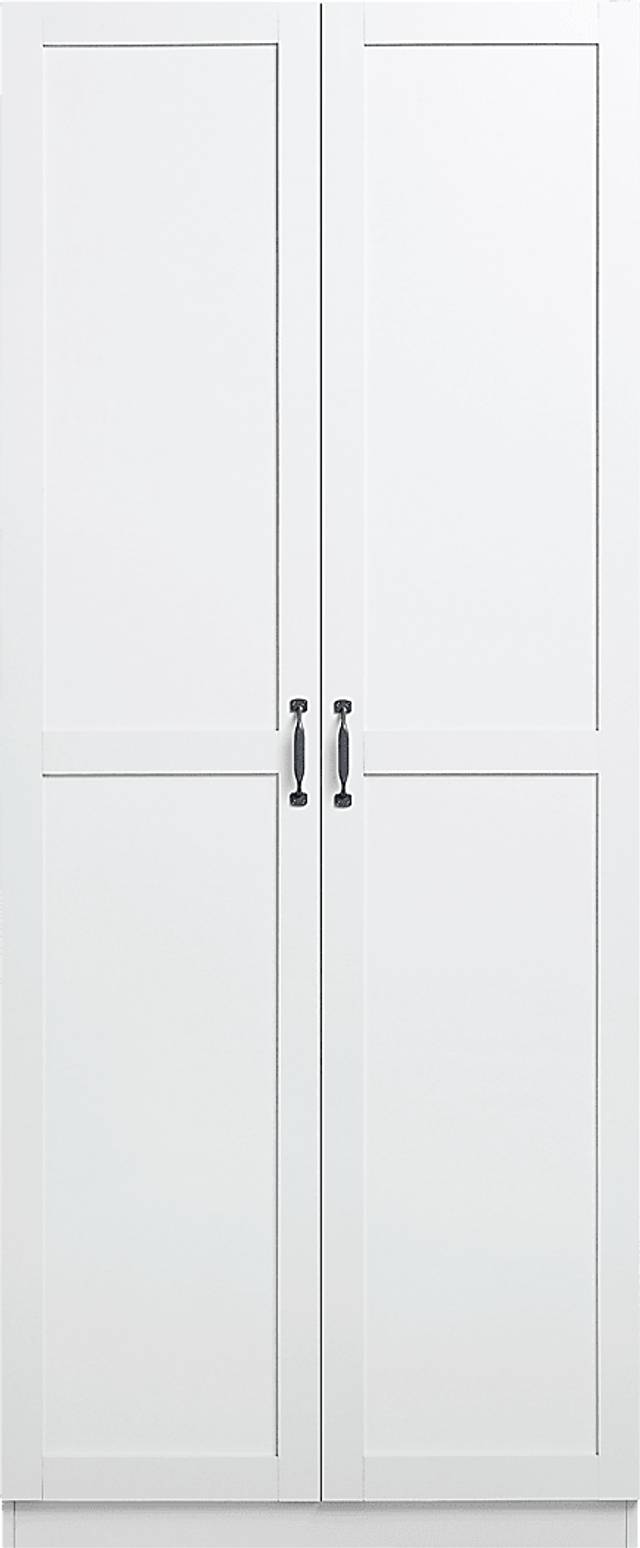 Sawwares II White Storage Cabinet - Thumbnail - Image 1