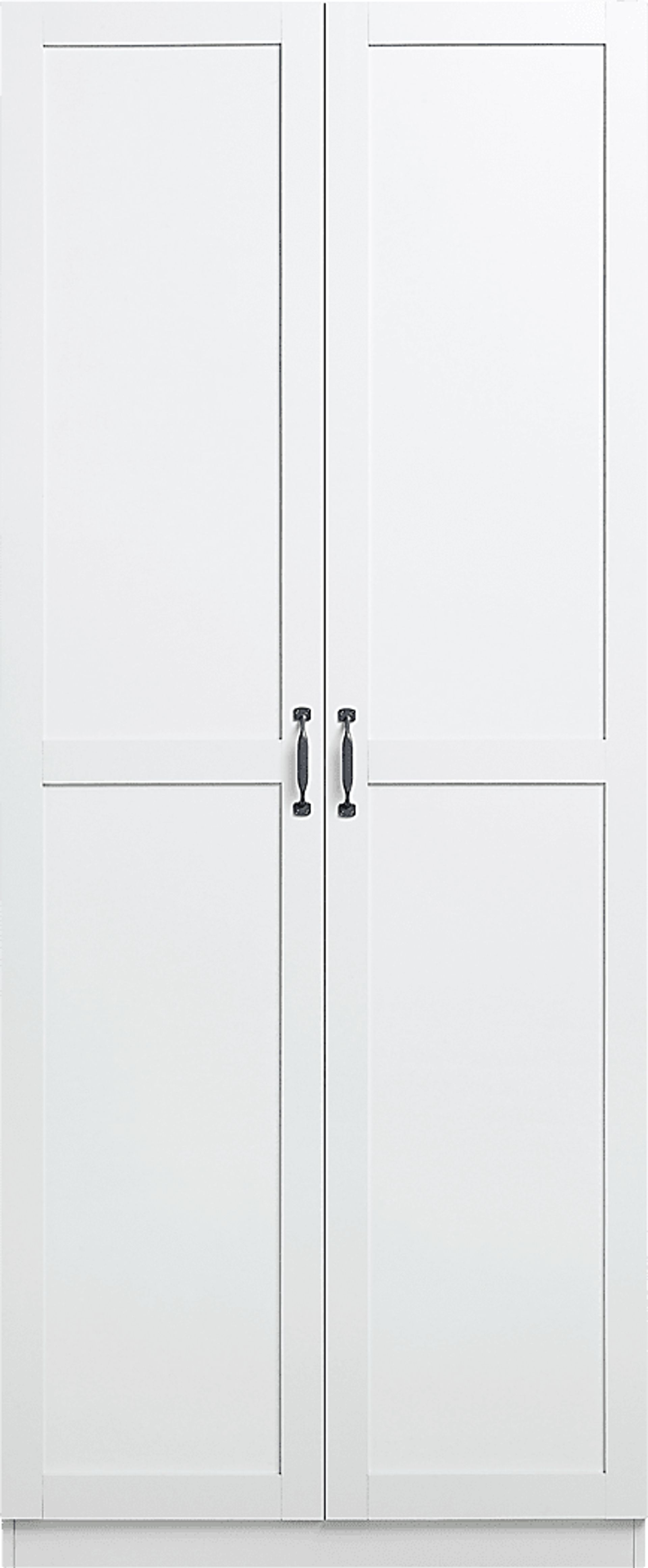 Sawwares II White Storage Cabinet - Image 1