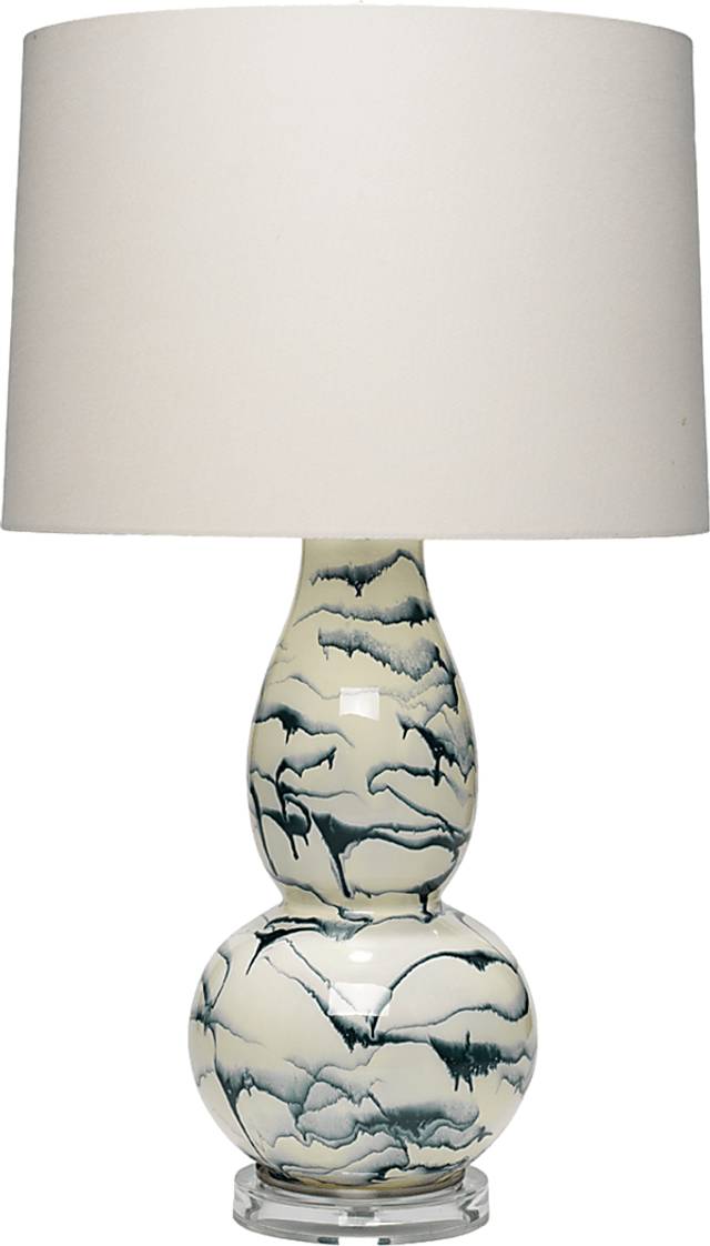 Sayders Home Blue Lamp - Thumbnail - Image 1