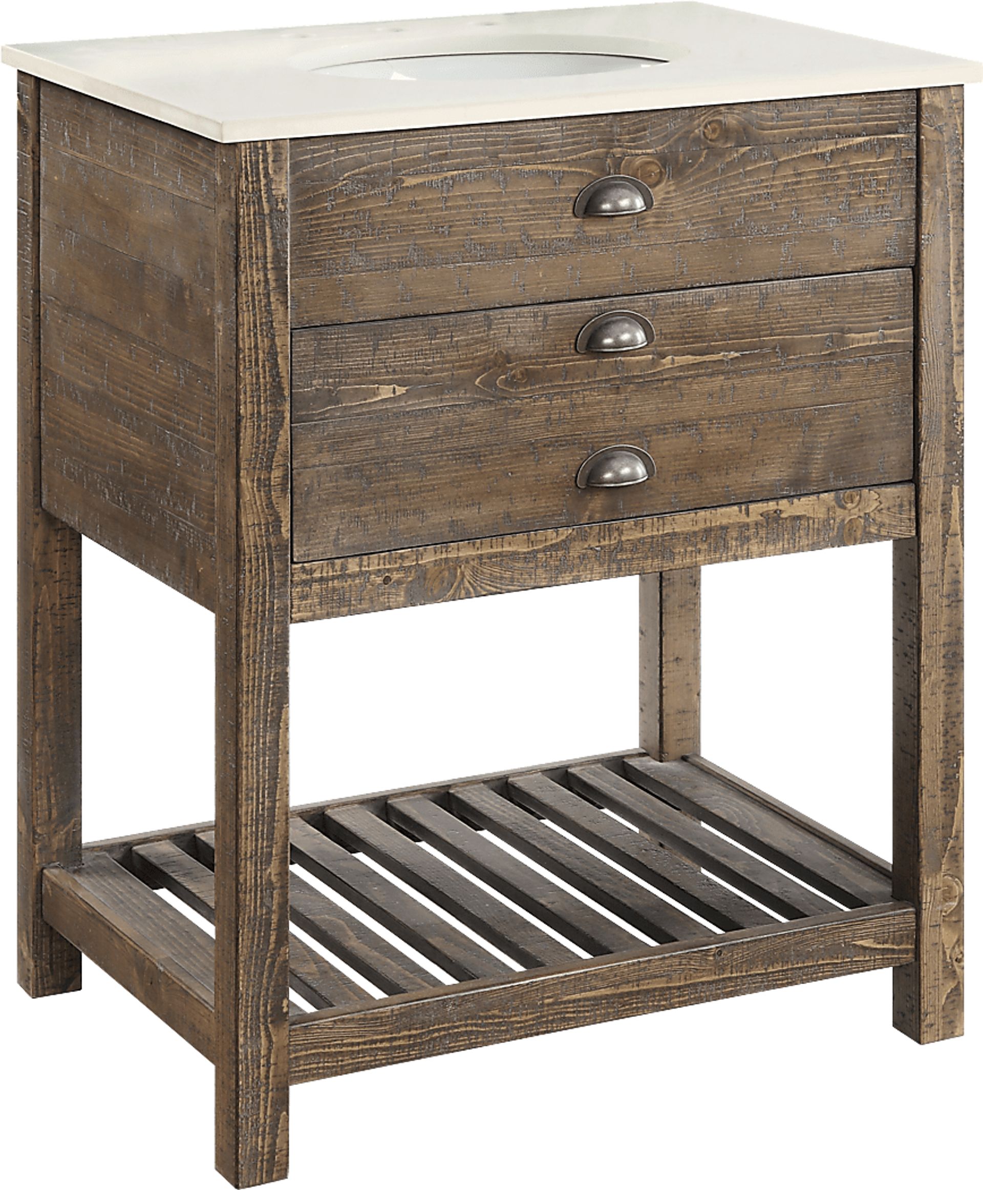 Sayecreek Brown 30 in. Bathroom Vanity - Image 1