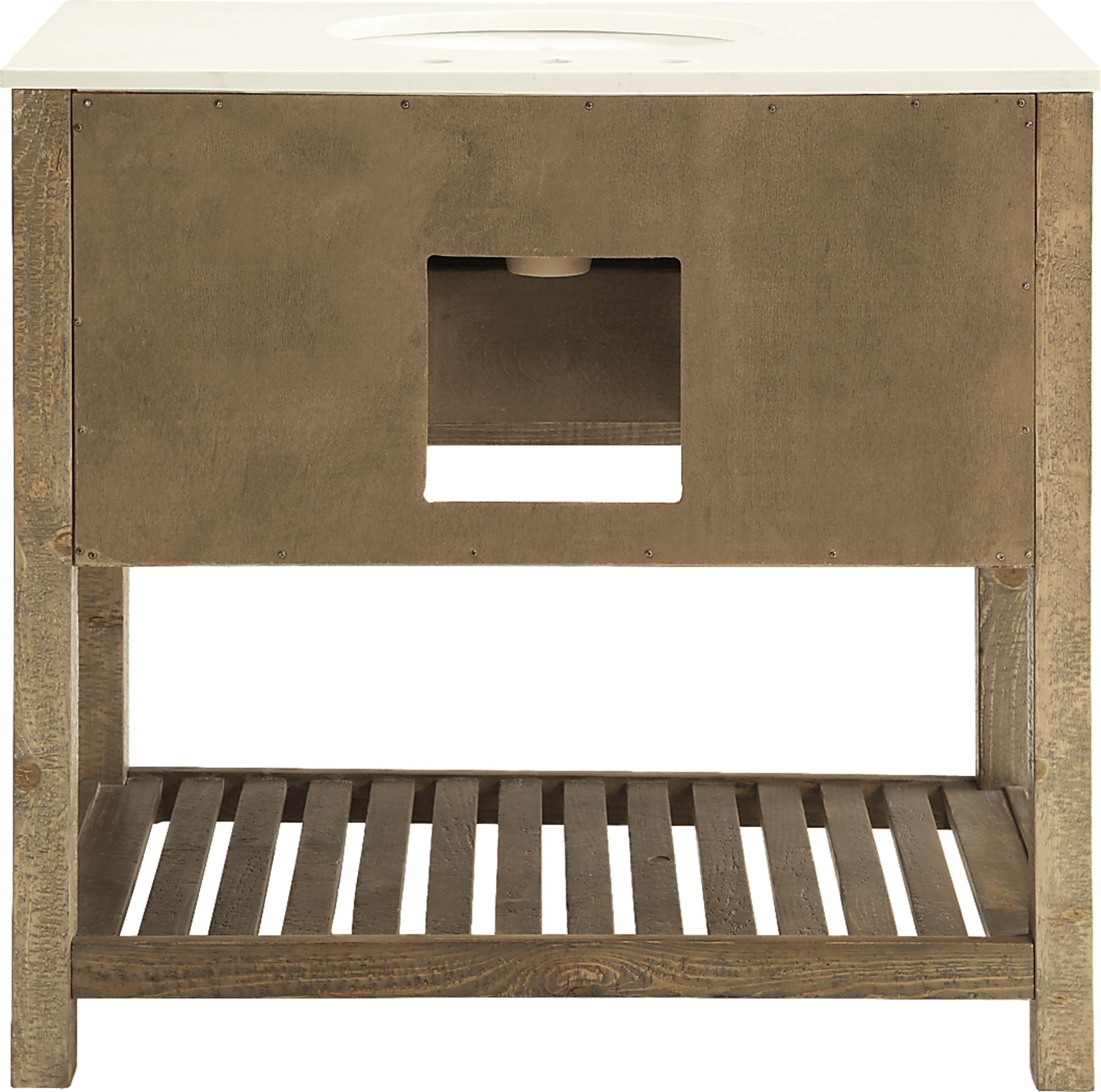 Sayecreek Brown 36 in. Bathroom Vanity - Image 4