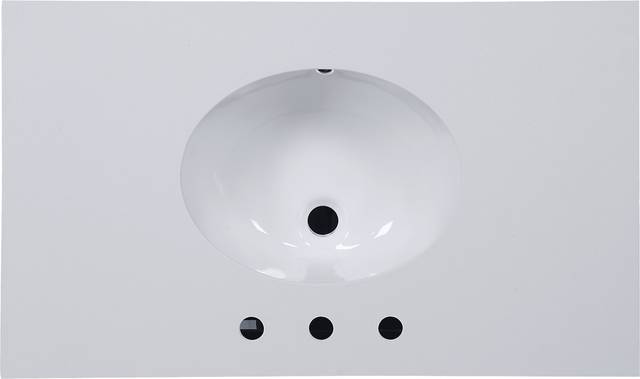Sayecreek White 30 in. Bathroom Vanity - Thumbnail - Image 4