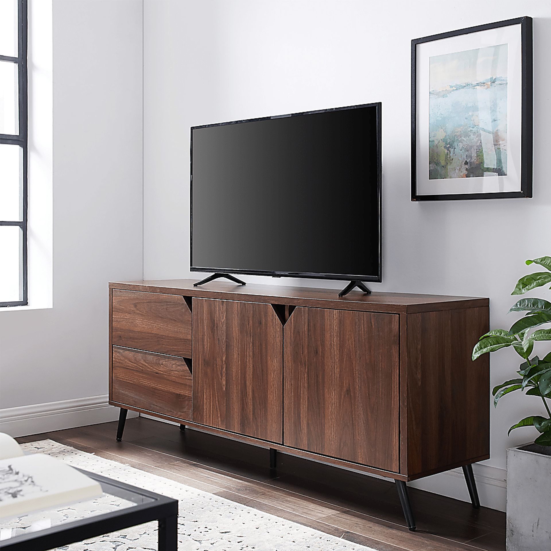 Sayers Walnut 60 in. Console - Image 4