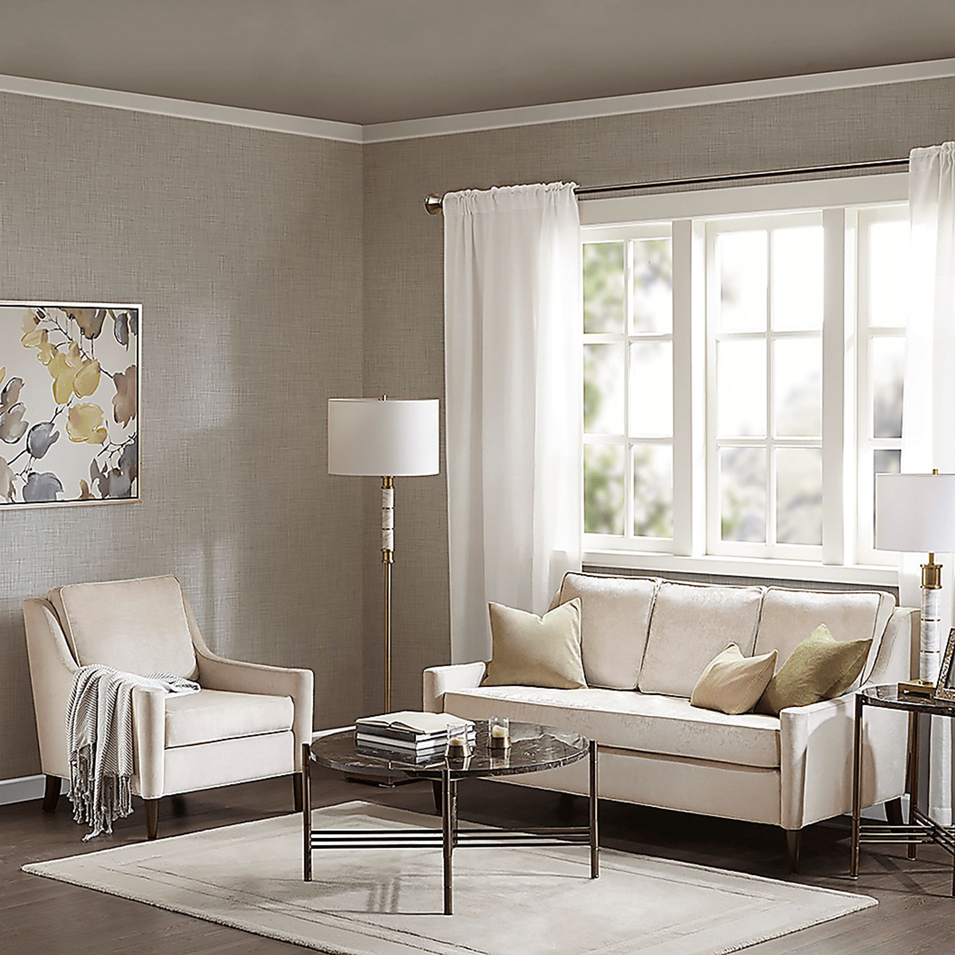 Sayles Gray Accent Chair - Image 7