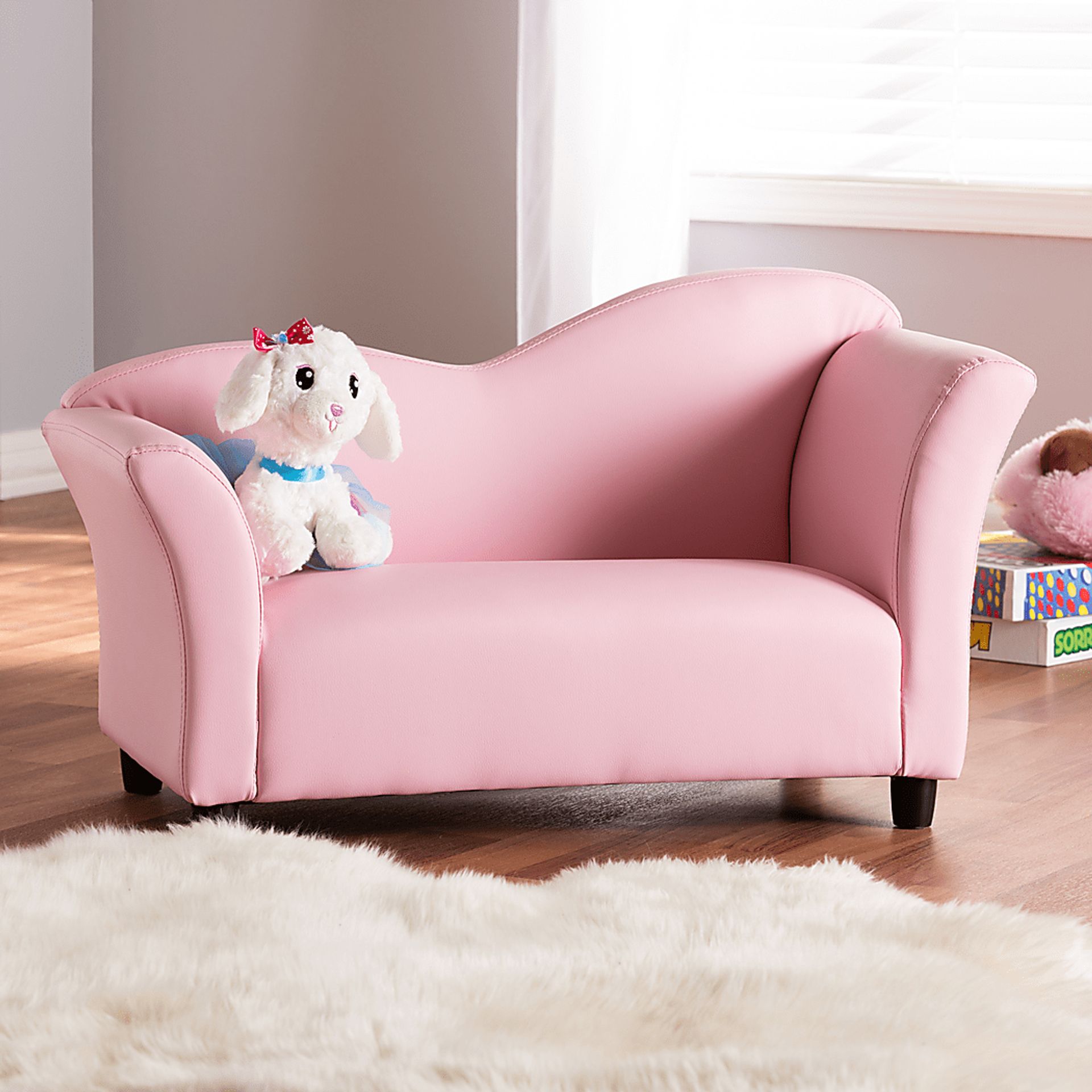 Saylynn Pink Loveseat - Image 2