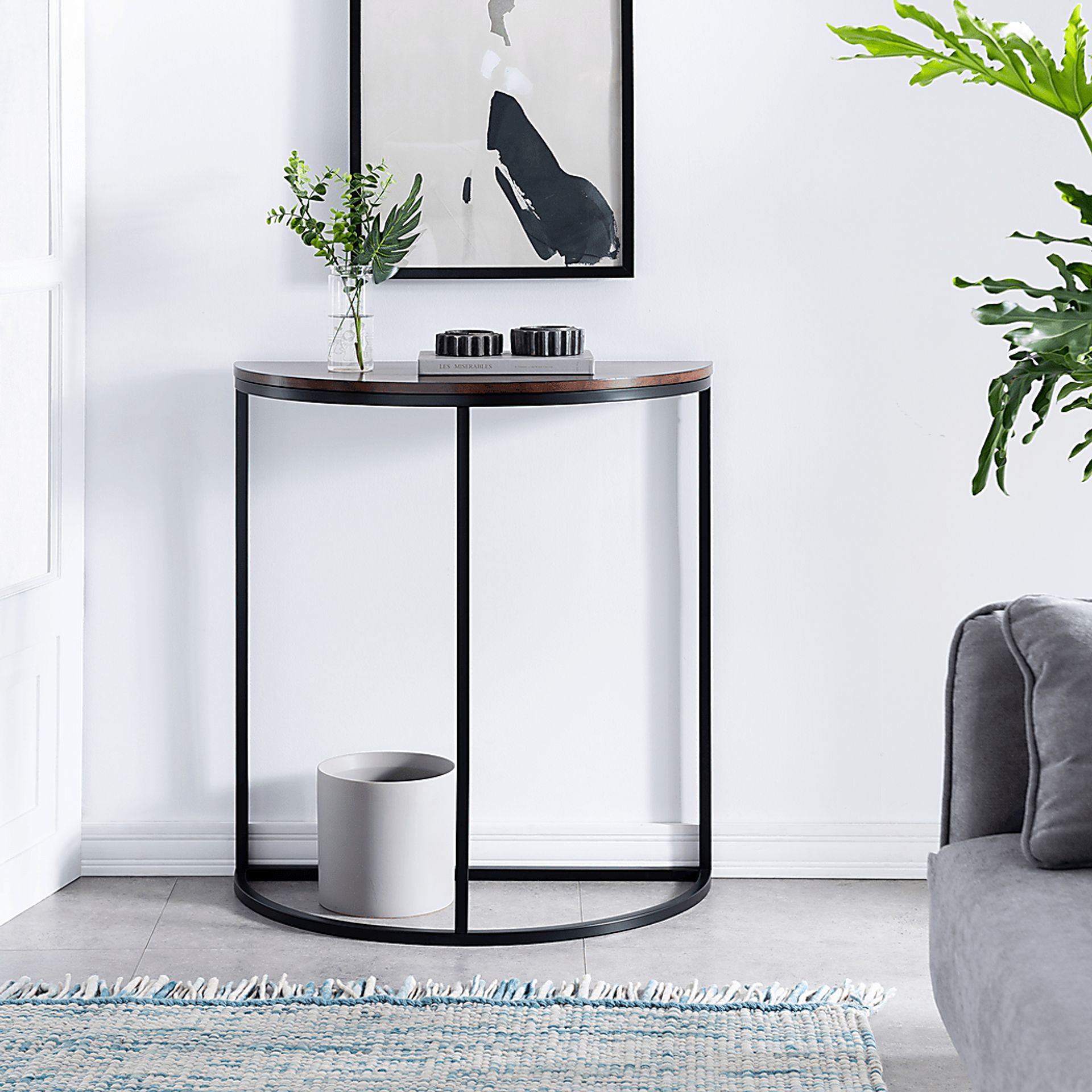 Scammell Brown Console Table - Image 4