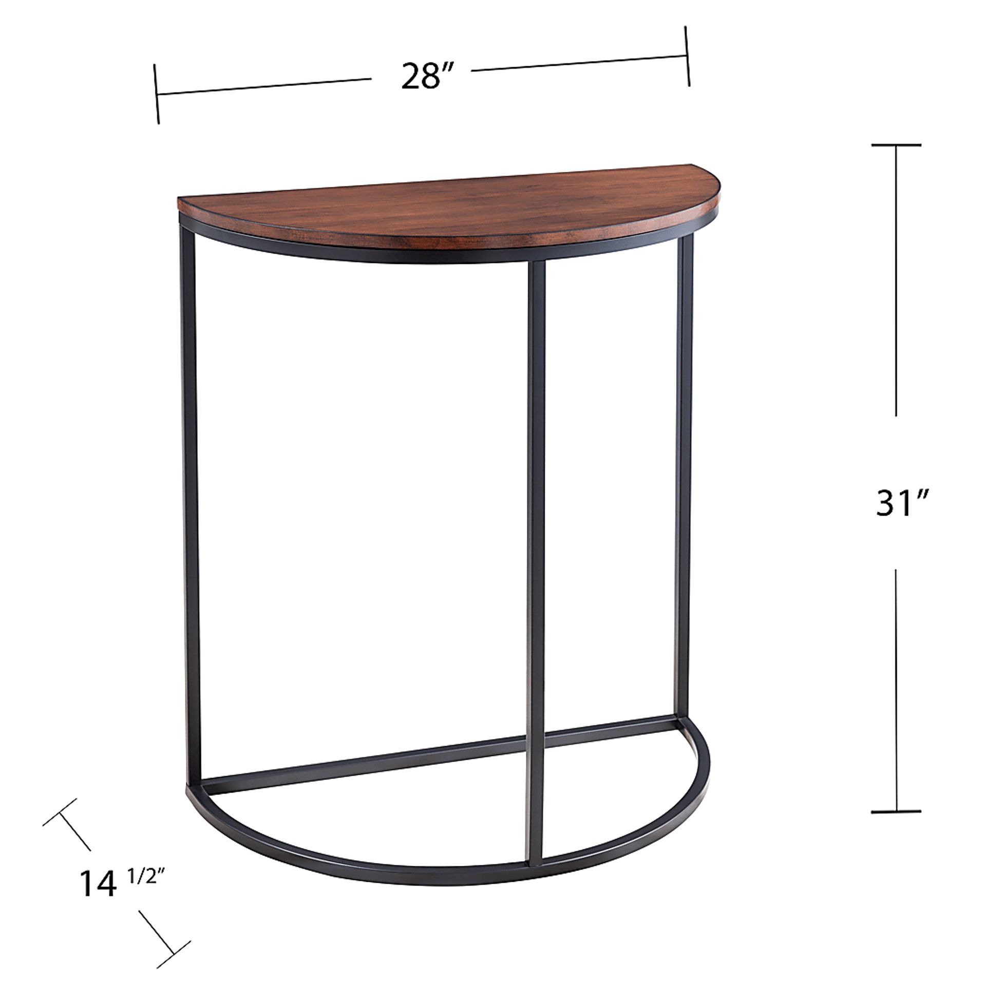 Scammell Brown Console Table - Image 5