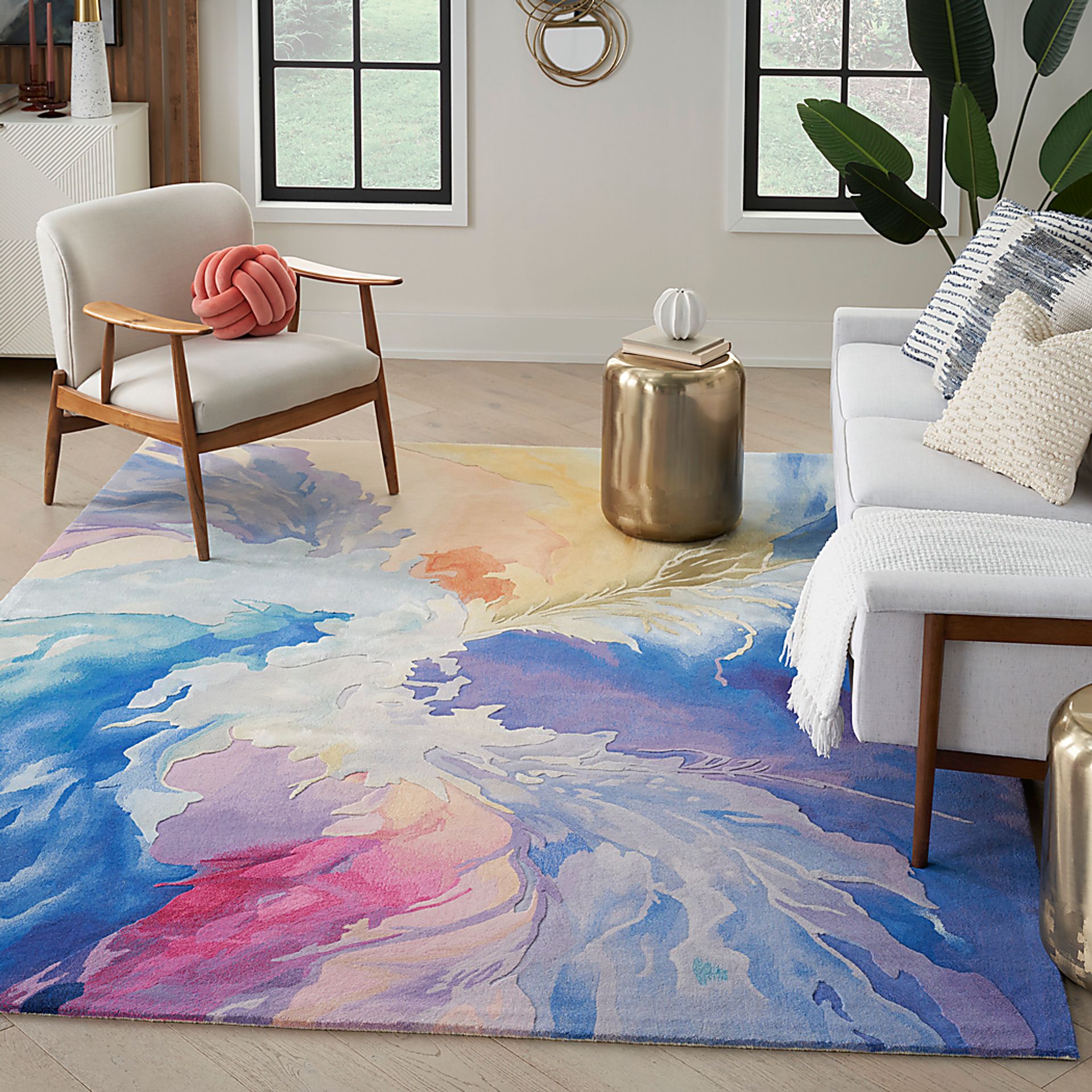 Scaqui Blue/Multi 7'9 x 9'9 Rug - Image 2