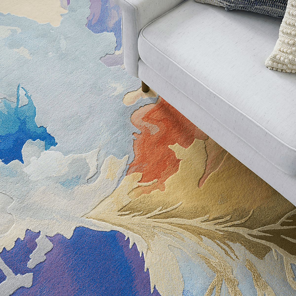 Scaqui Blue,Multi Rugs | Rooms to Go