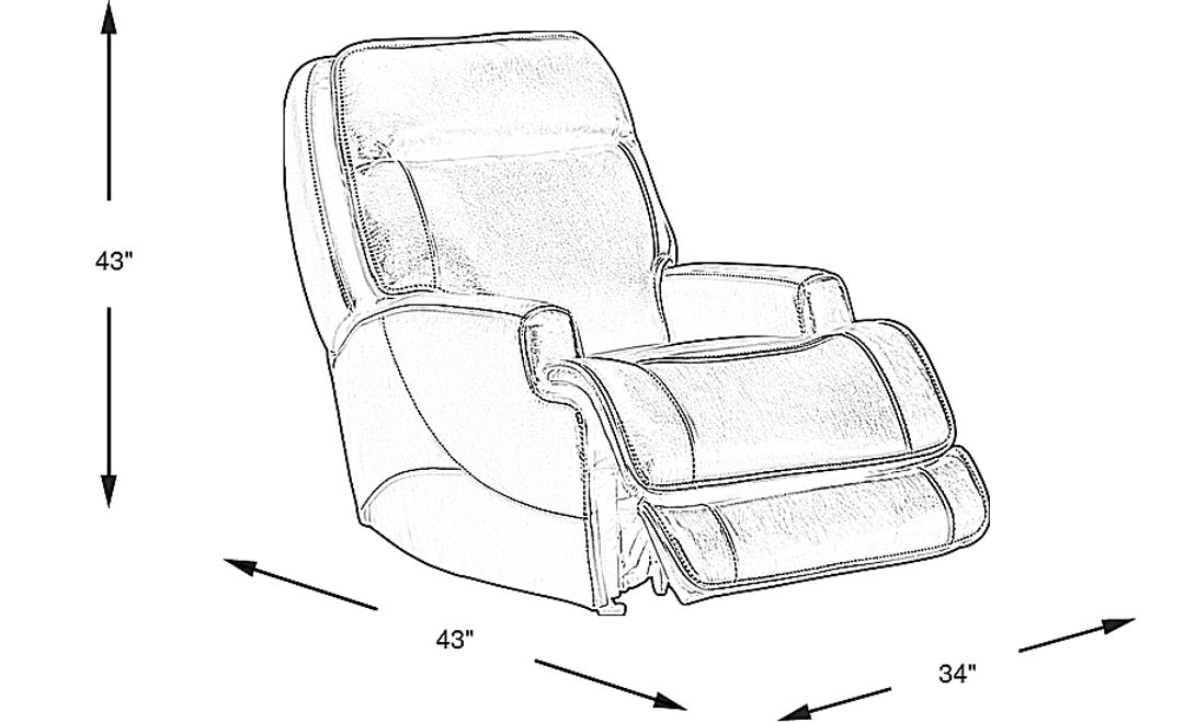 Scarborough Leather Dual Power Recliner