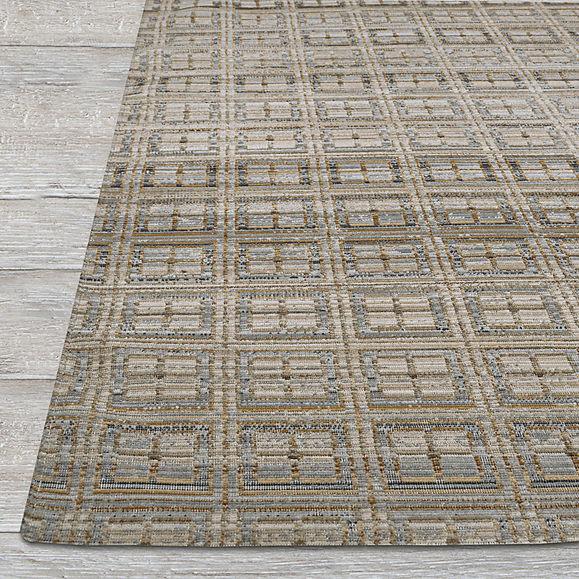 Scareve Beige 5' x 7'10 Indoor/Outdoor Rug - Image 4