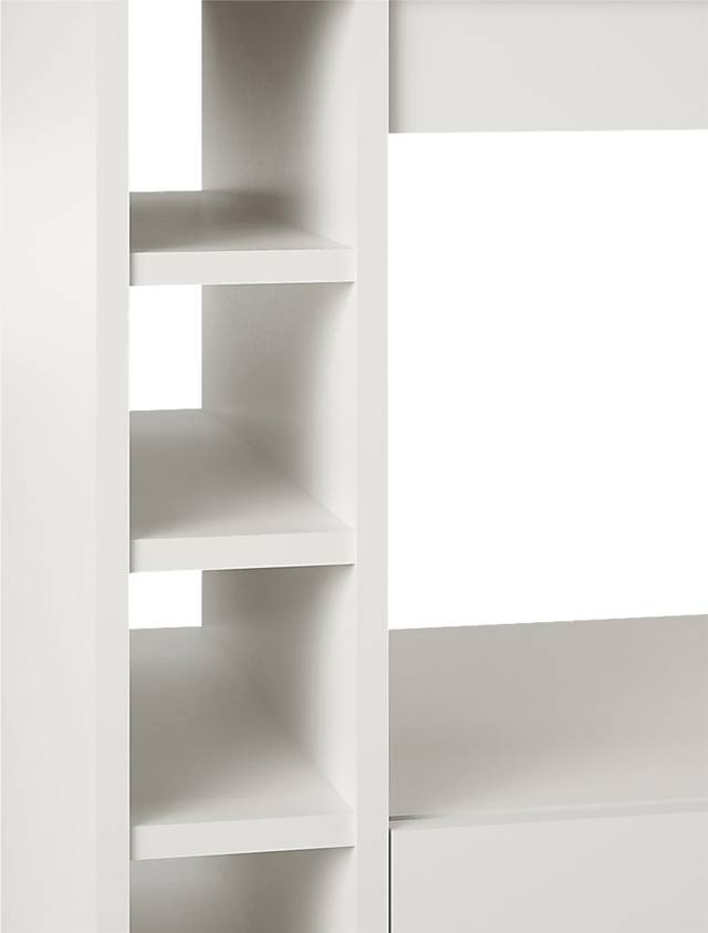 Schare White Kitchen Cart - Thumbnail - Image 6