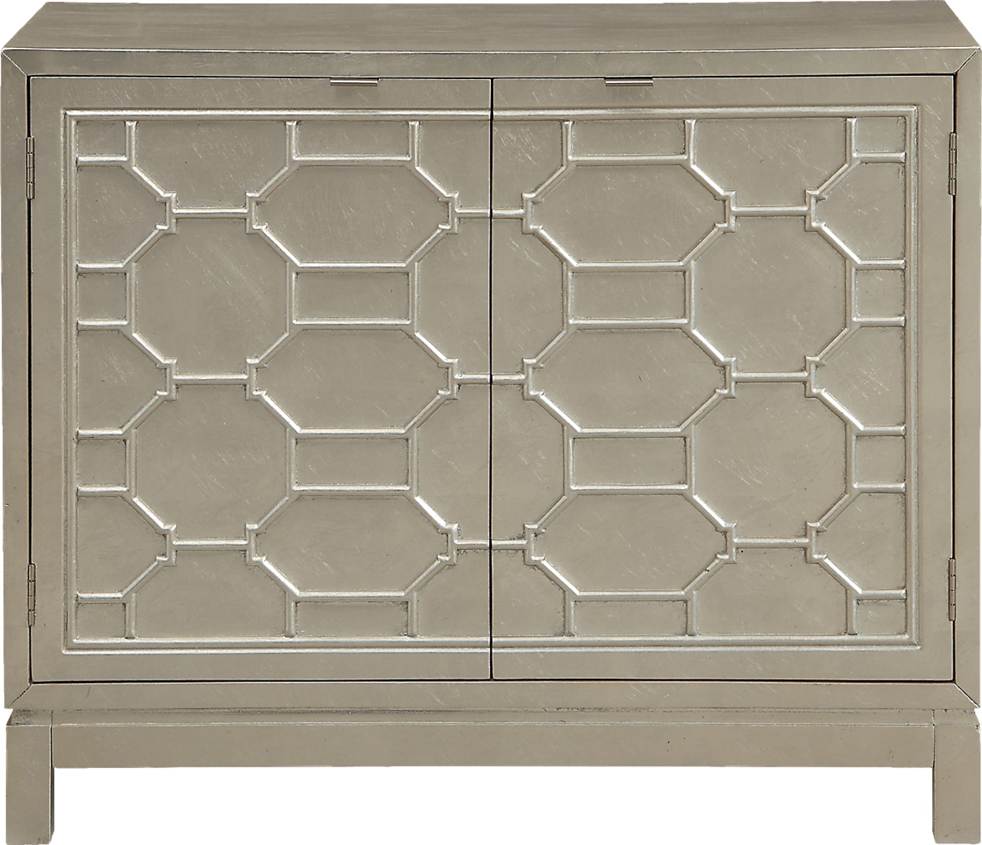 Schelle Silver Two Door Accent Cabinet - Image 2
