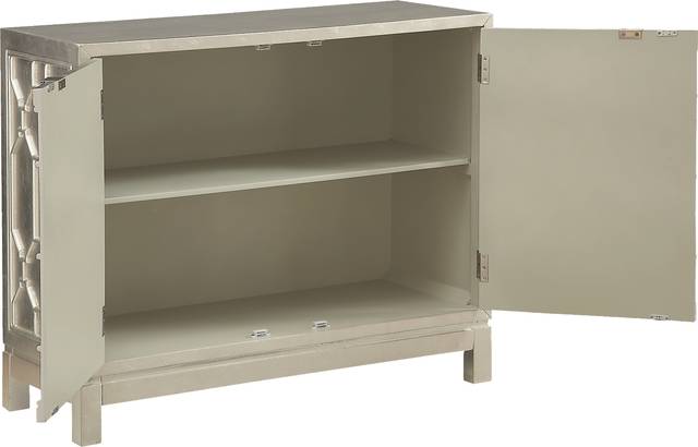 Schelle Silver Two Door Accent Cabinet - Thumbnail - Image 3