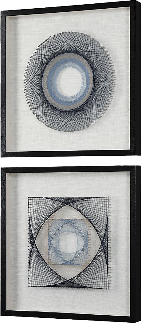 Schiller Blue Shadow Box, Set of 2