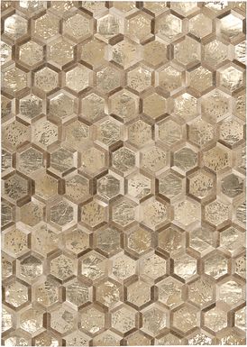 Schimmer Gold 8 x 10 Rug