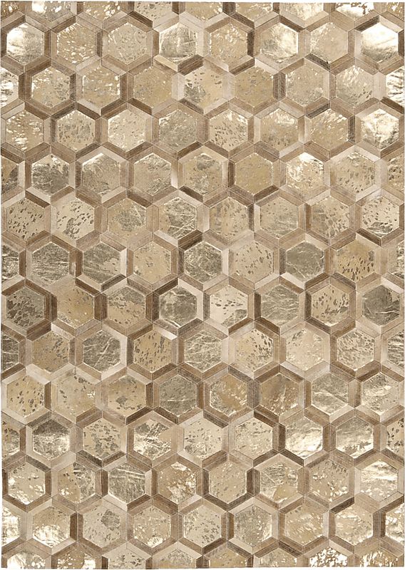 Schimmer Gold 8 x 10 Rug