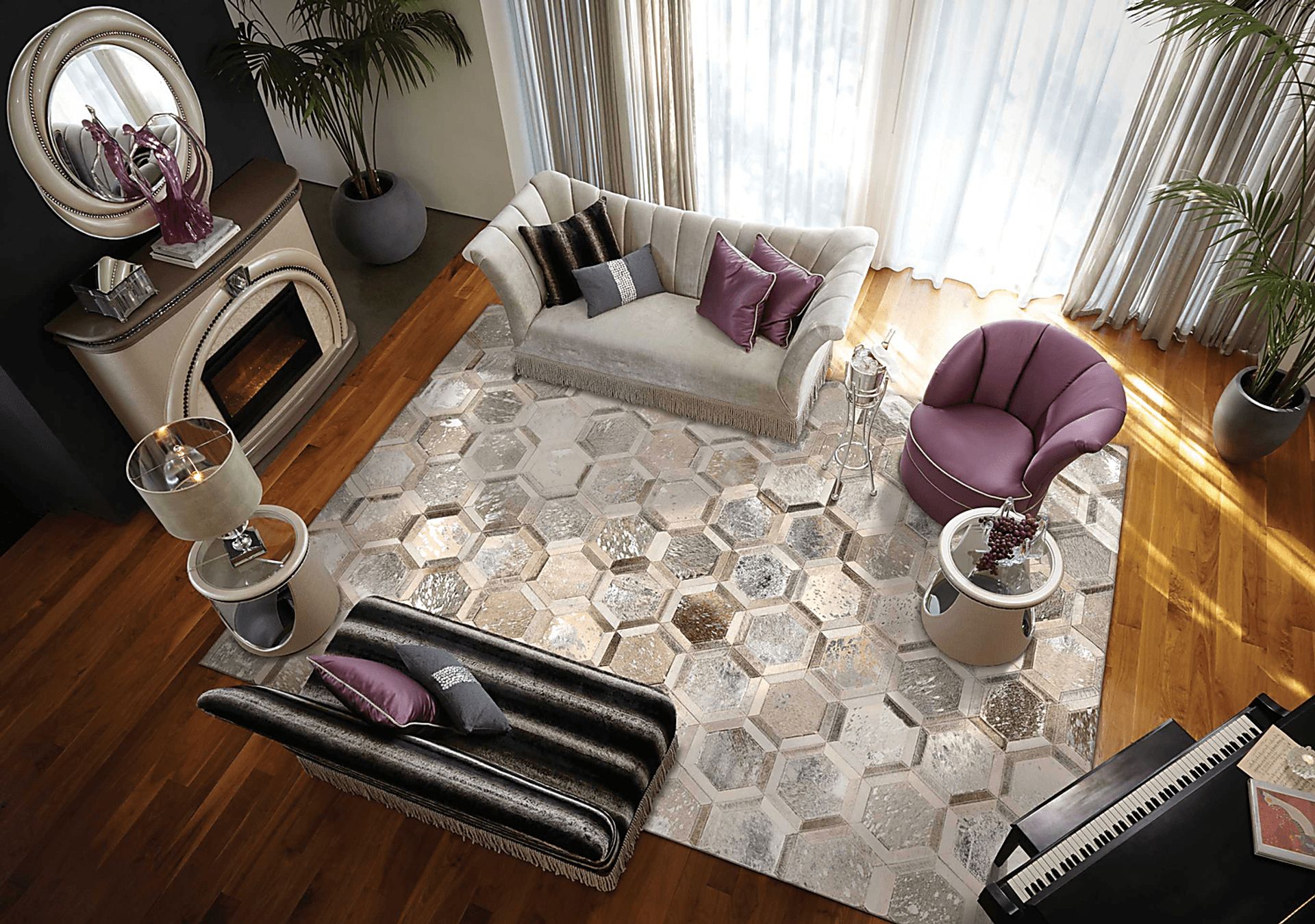 Schimmer Gray 8' x 10' Rug - Image 2