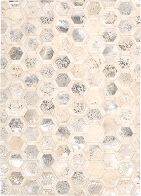 Schimmer White 8' x 10' Rug