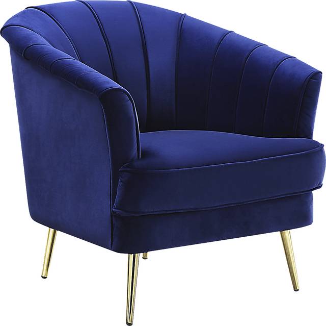 Schley Blue Accent Chair - Thumbnail - Image 1