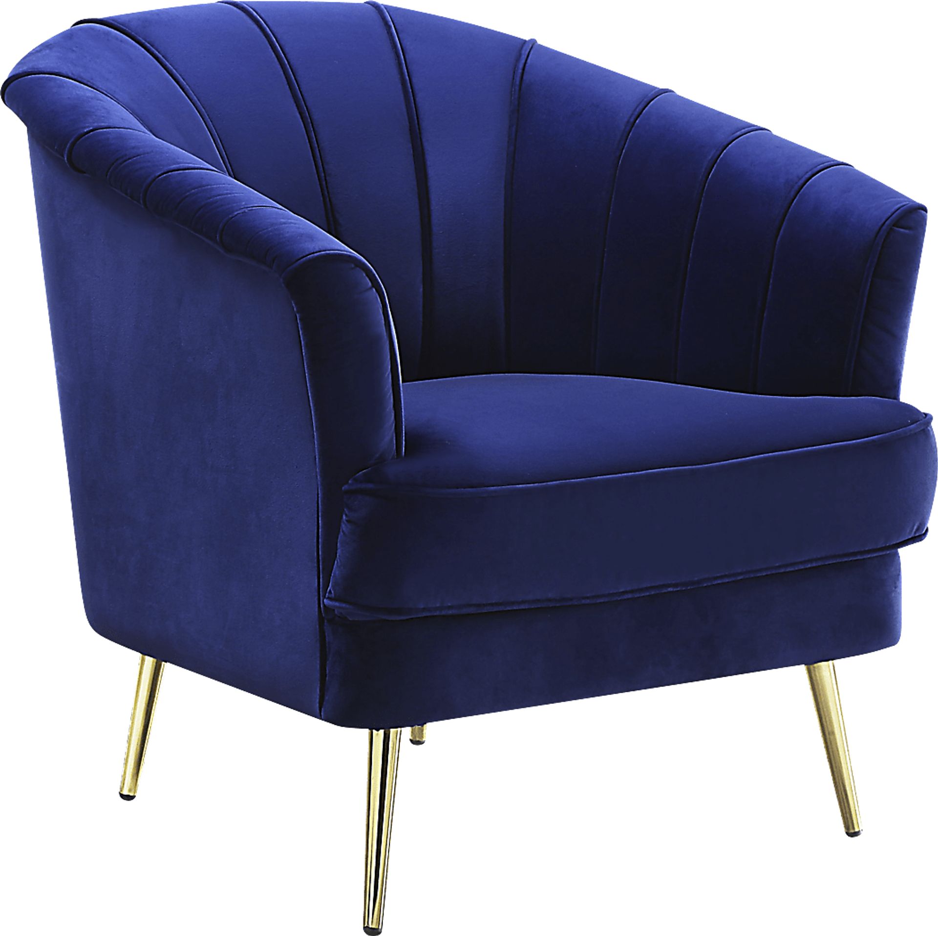 Schley Blue Accent Chair - Image 1