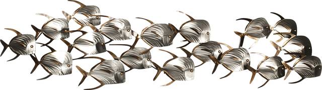 Schoolmates I Silver Outdoor Artwork - Thumbnail - Image 1