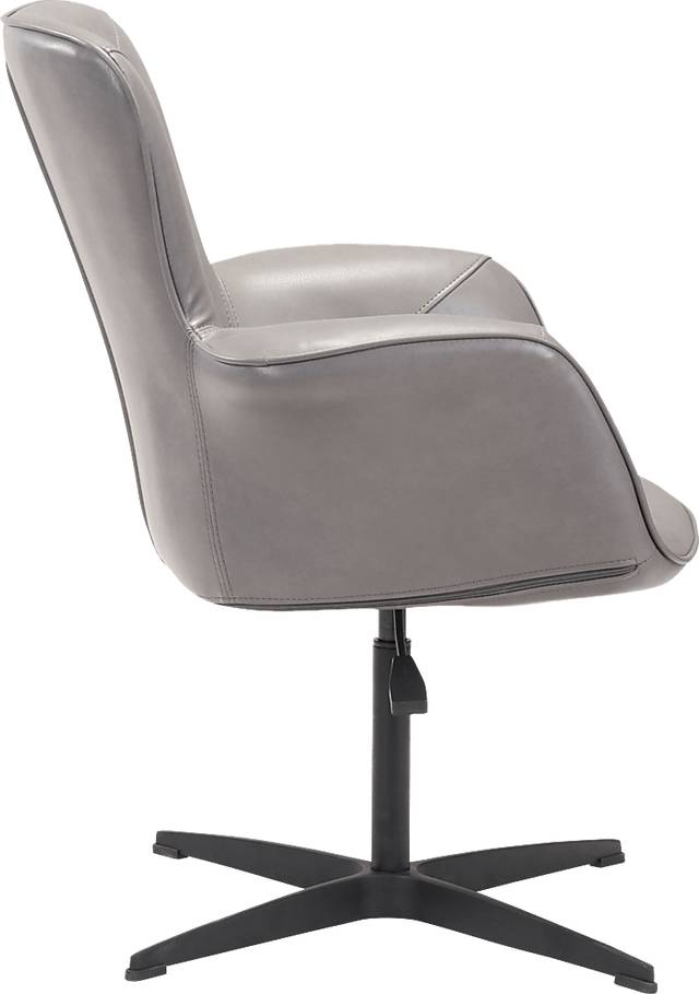 Schuyler Gray Office Chair - Thumbnail - Image 2