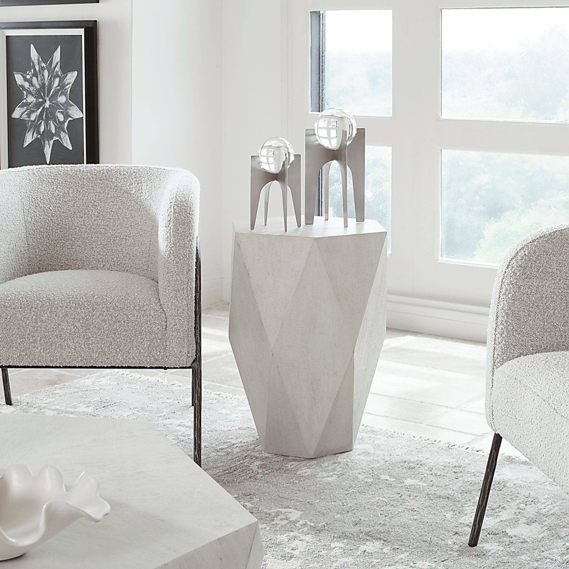 Scioto White Accent Table - Image 2