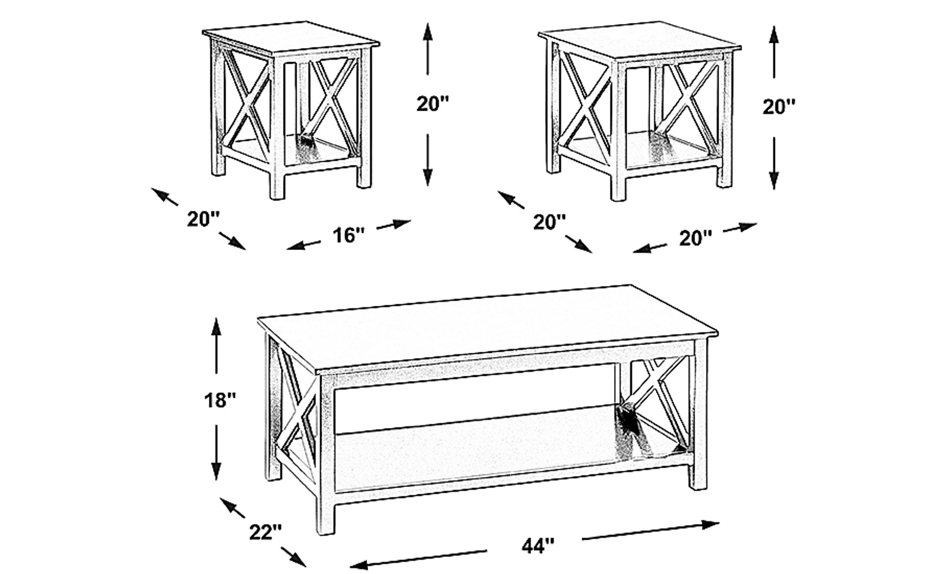 Dimension Image. Please refer to the Dimension Tab on this page for dimension details.