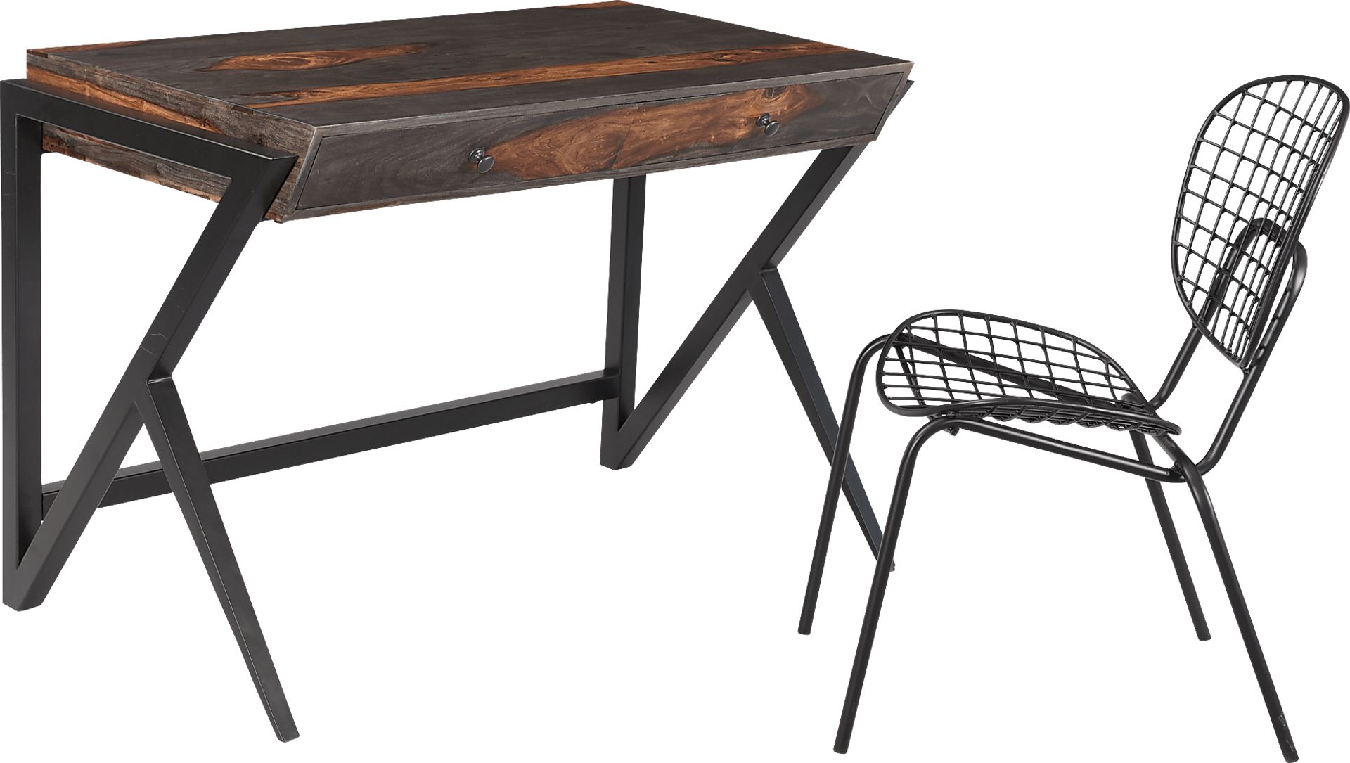Scotney Brown Desk - Image 6