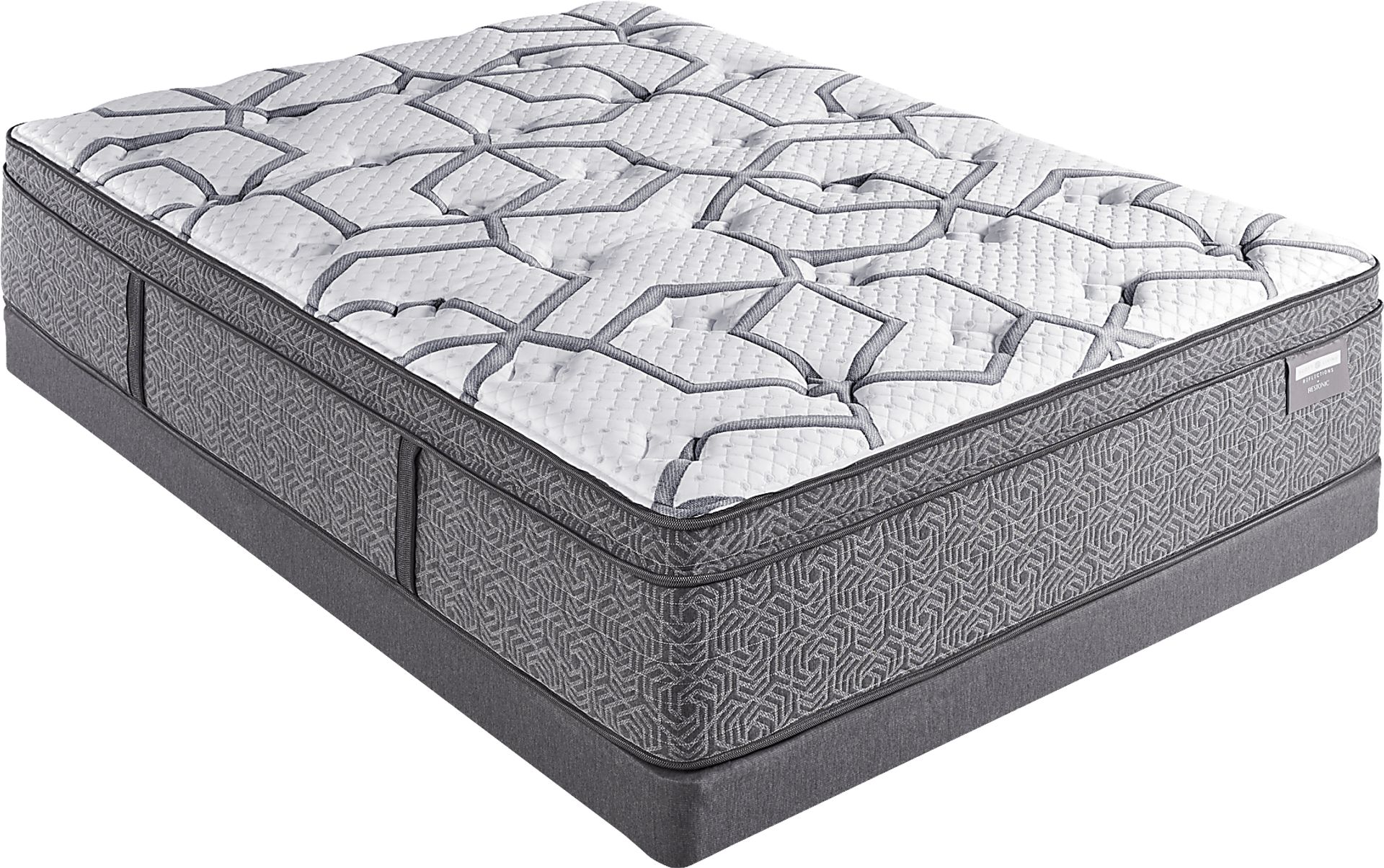 Scott Living Reflections Silhouette Low Profile Queen Mattress Set - Image 1