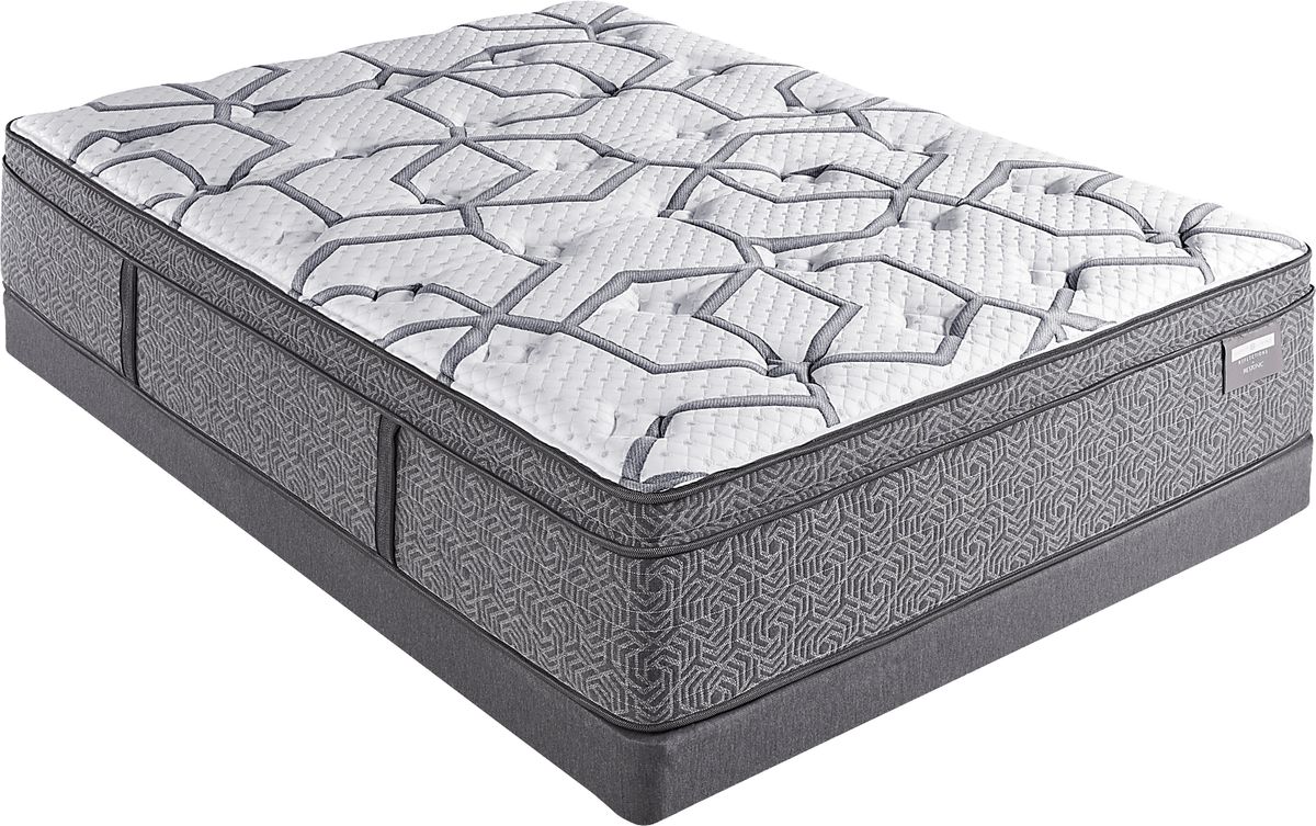 Restonic Silhouette Low Profile Queen Mattress Set Rooms to Go