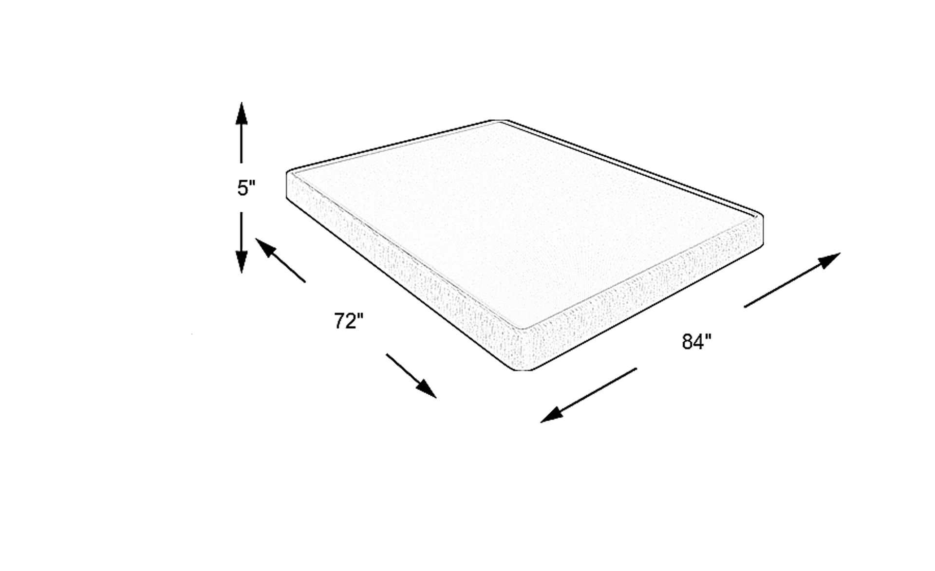 Dimension Image. Please refer to the Dimension Tab on this page for dimension details.