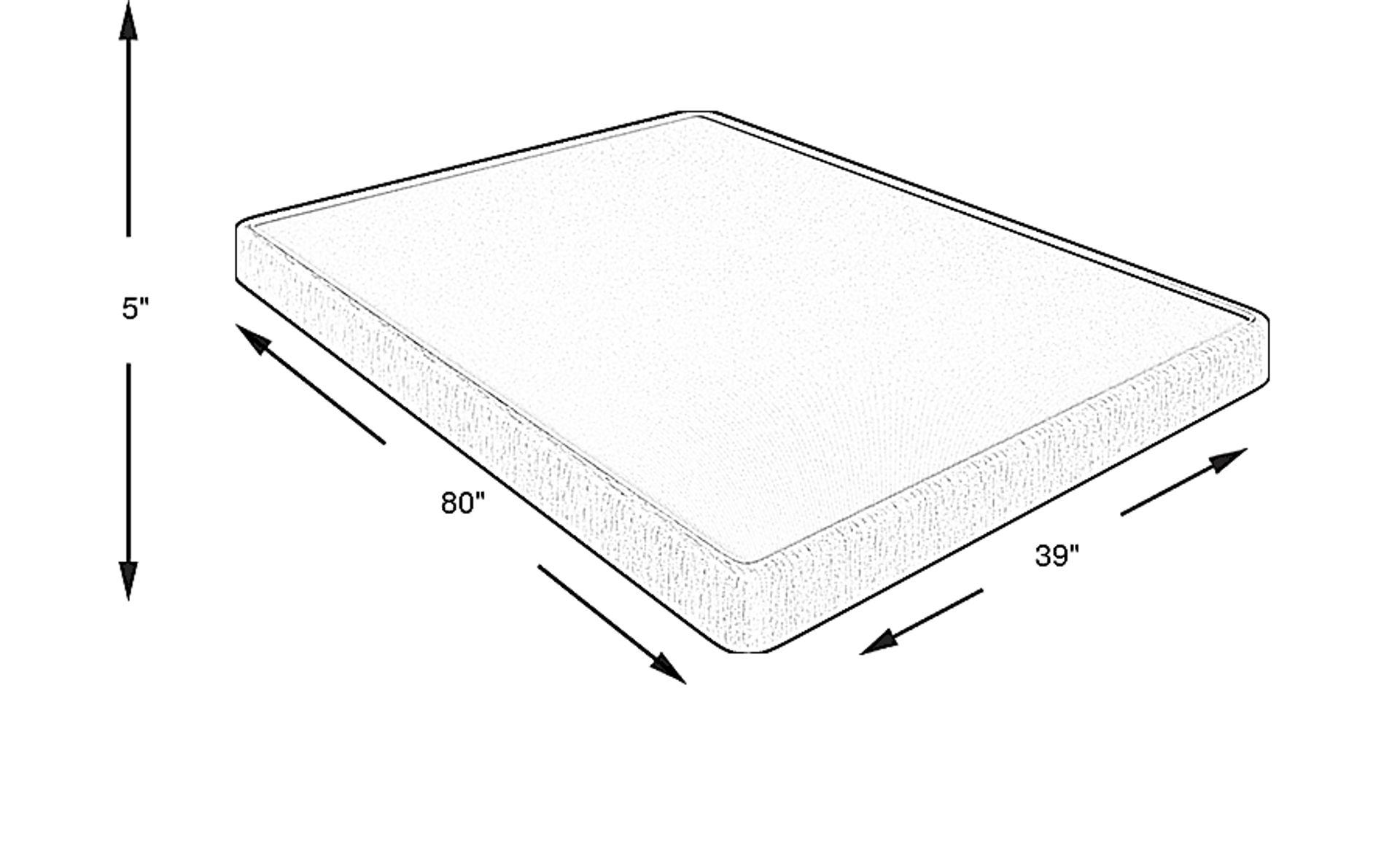 Dimension Image. Please refer to the Dimension Tab on this page for dimension details.